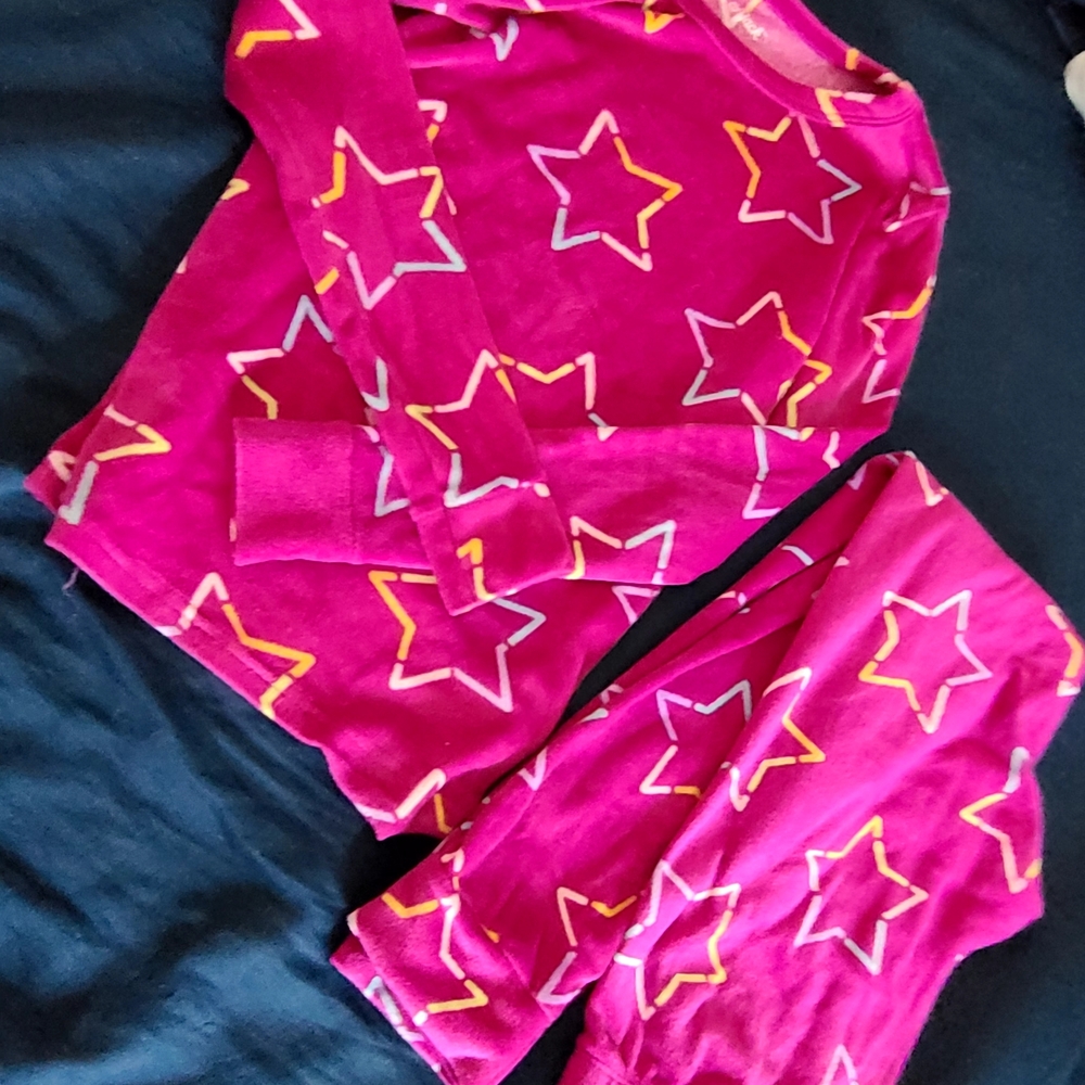 Cat & Jack Hot Pink Star Pajama Set